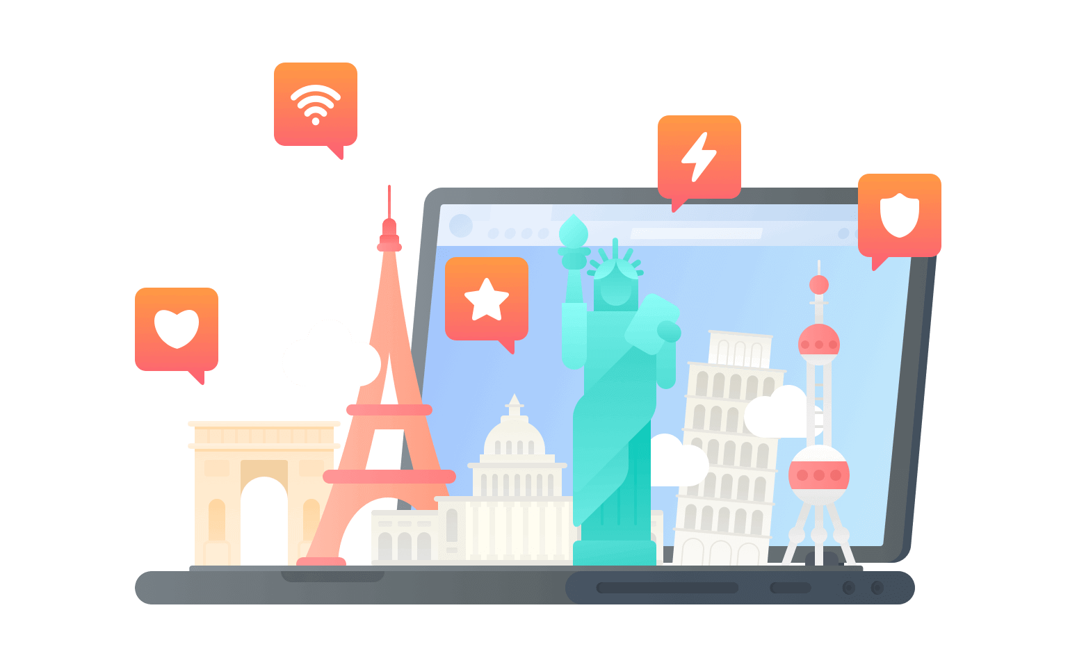 在几内亚比绍通过VPN看国内电视 - 海龟VPN
